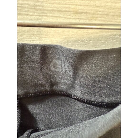 Alo‎ Yoga Black High-Waist Pocket Leggings Womens Size M Stretchy Workout Pants - Picture 5 of 11